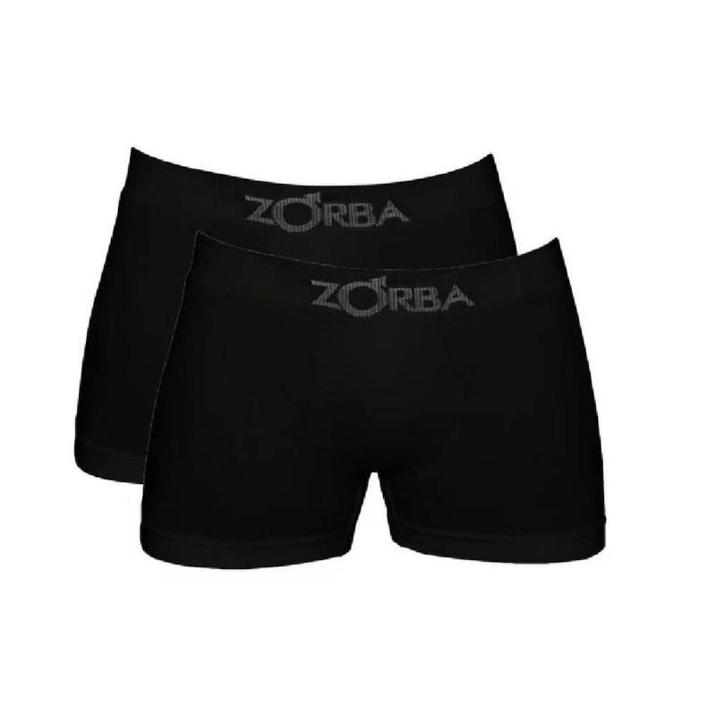 Kit com 2 Cuecas Boxer Zorba 781 Pretas