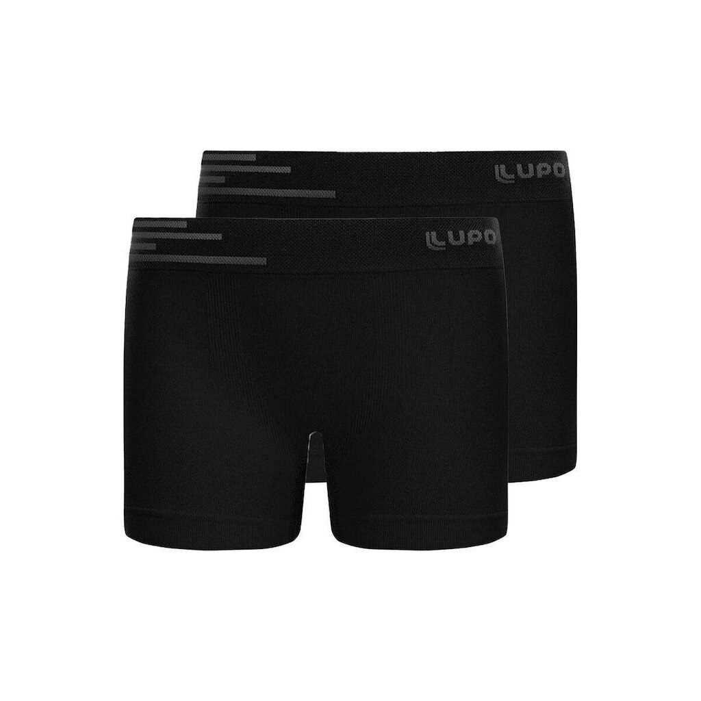 Kit com 2 Cuecas Infantil Boxer Lupinho 132-002 Branco