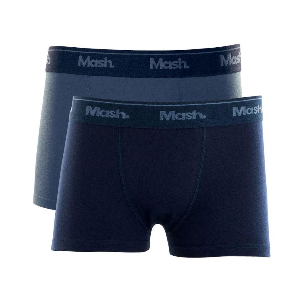 Kit com 2 Cuecas infantil para meninos em algodão boxer Mash
