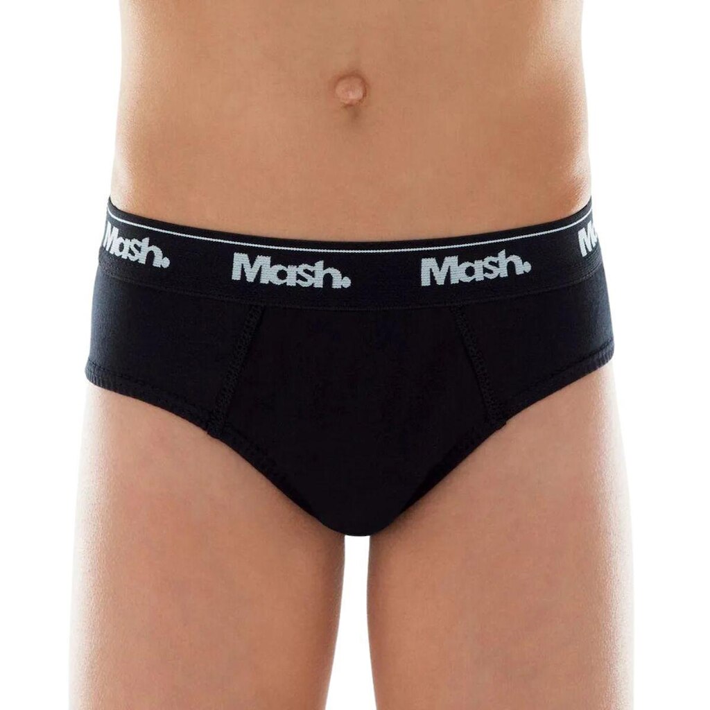 Kit com 2 Cuecas infantil para meninos em algodão slip Mash