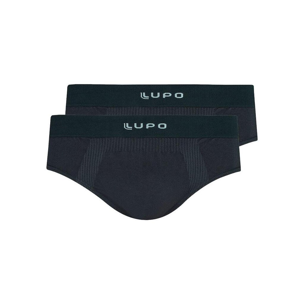 Kit com 2 Cuecas Slip Lupo 681-001 Branco
