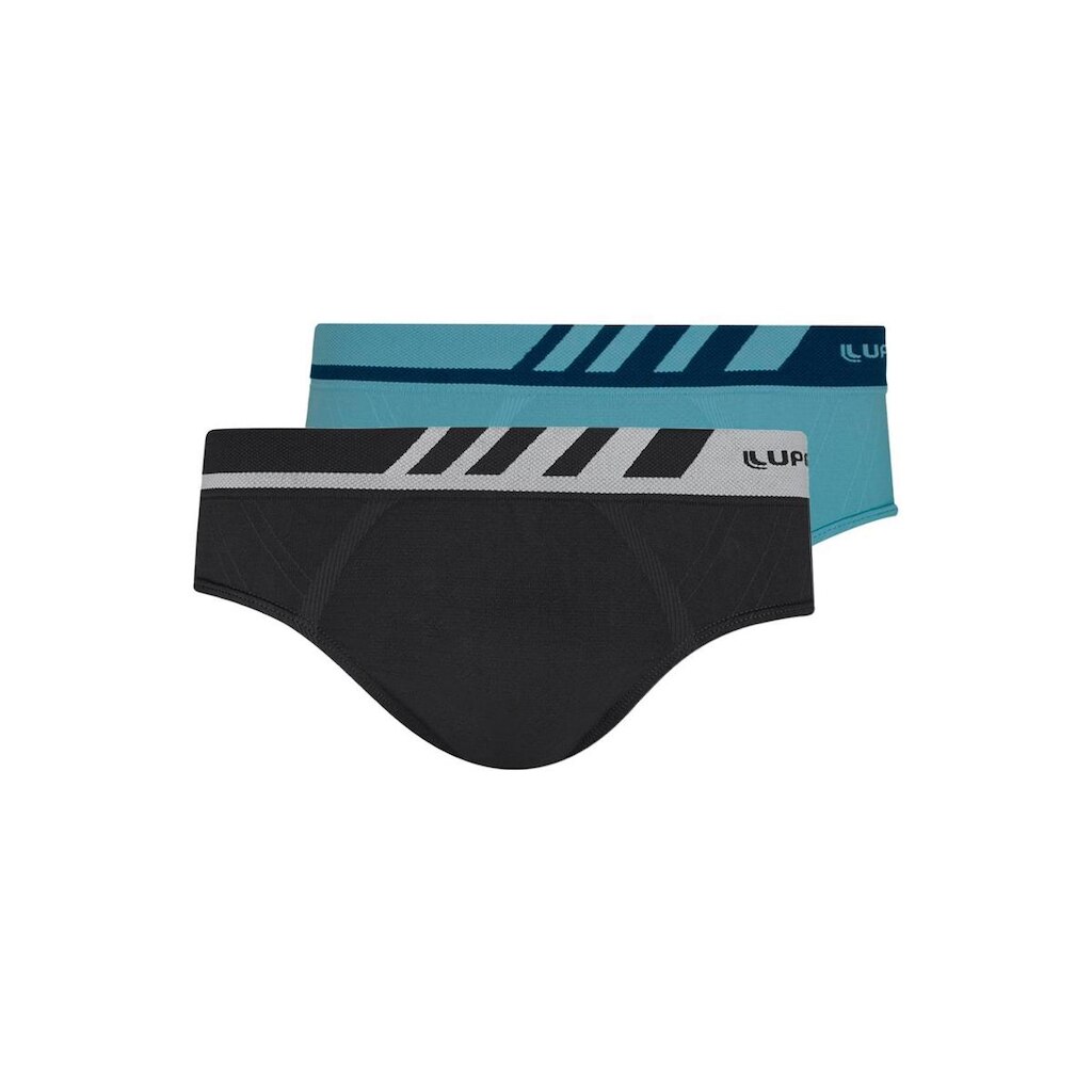 Kit com 2 Cuecas Slip Lupo 691-002 Azul