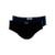 Kit com 2 Cuecas Slip Mash 074.58 Cinza - Preto