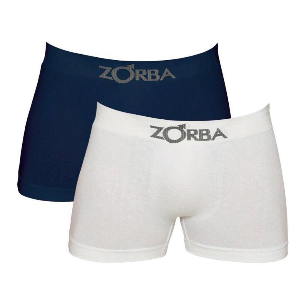 Kit com 2 Cuecas Zorba Boxer Seamless Masculina