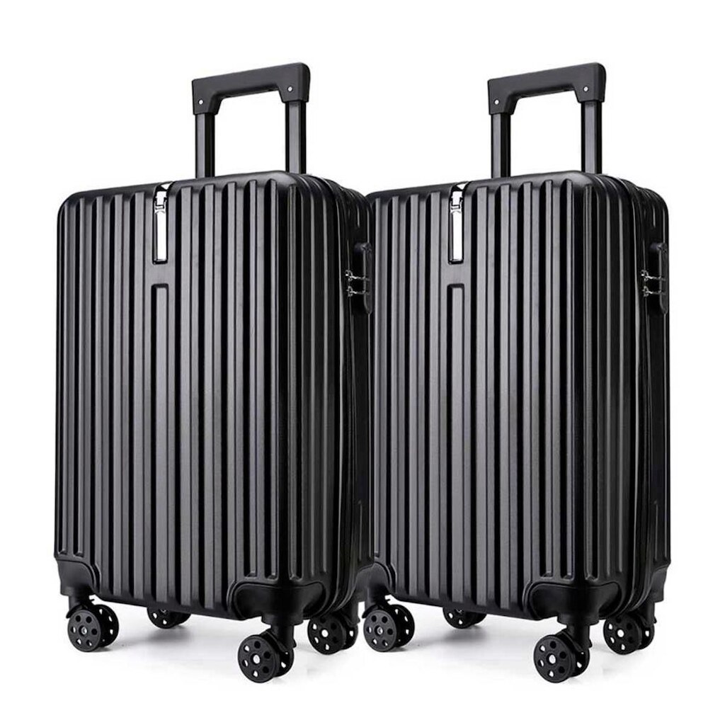 Kit com 2 Malas de Viagem Bordo com Cadeado na Lateral - Linha Buenos Aires