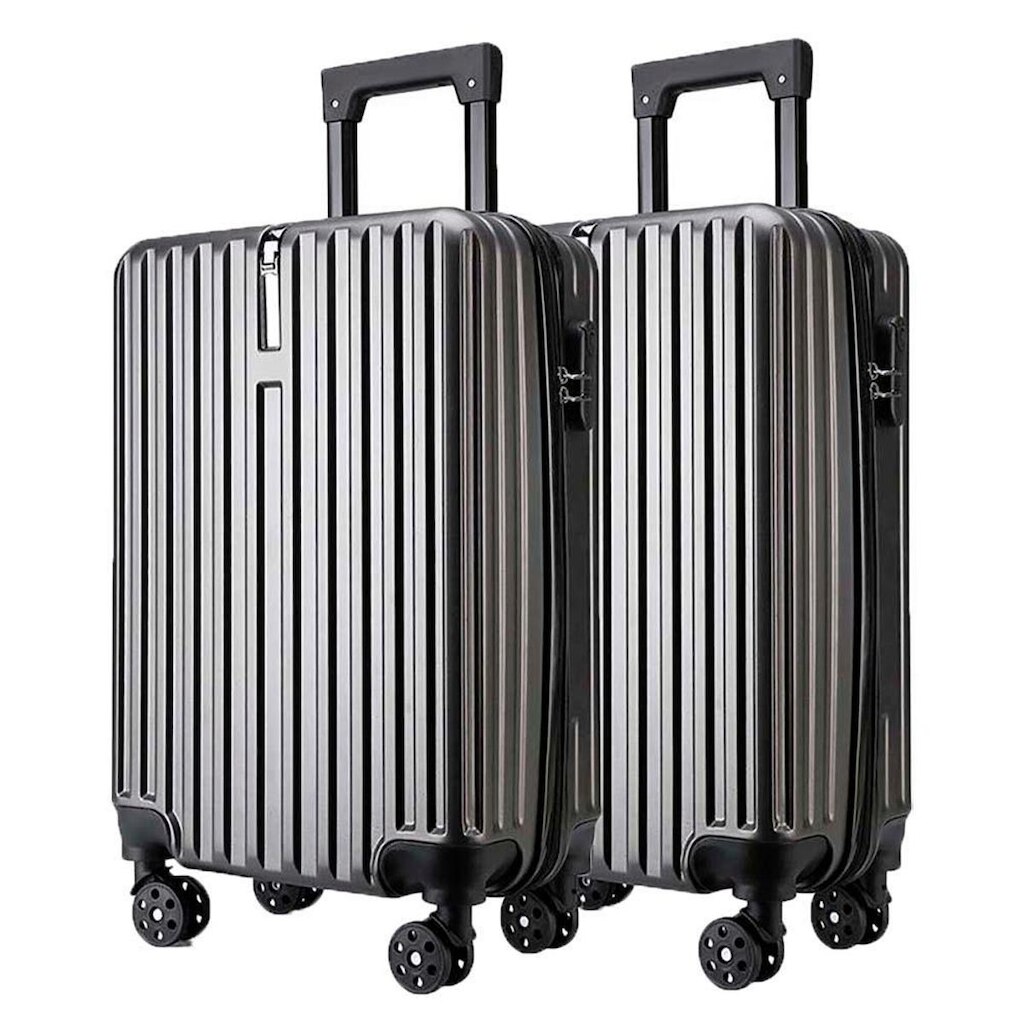 Kit com 2 Malas de Viagem Bordo com Cadeado na Lateral - Linha Buenos Aires