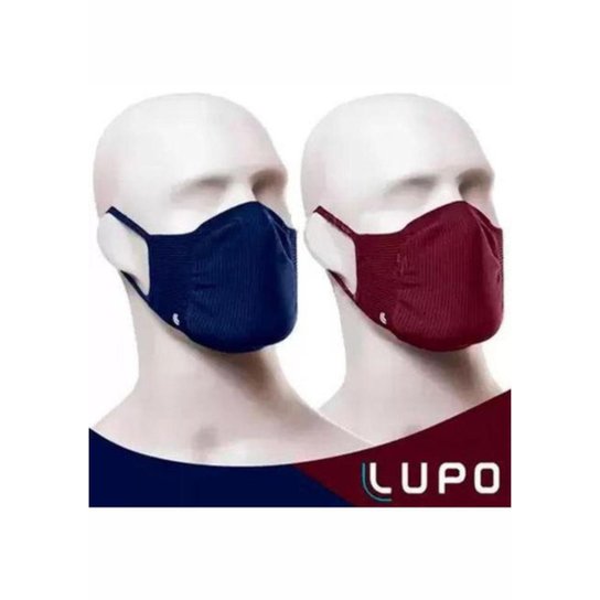 Kit com 2 Máscaras Lupo - Marinho/Vinho - Zero Costura Bac-Off MARINHO/VINHO - UN - Marinho+Vinho Menor preço em Kit com 2 Máscaras Lupo - Marinho/Vinho - Zero Costura Bac-Off MARINHO/VINHO - UN - Marinho+Vinho