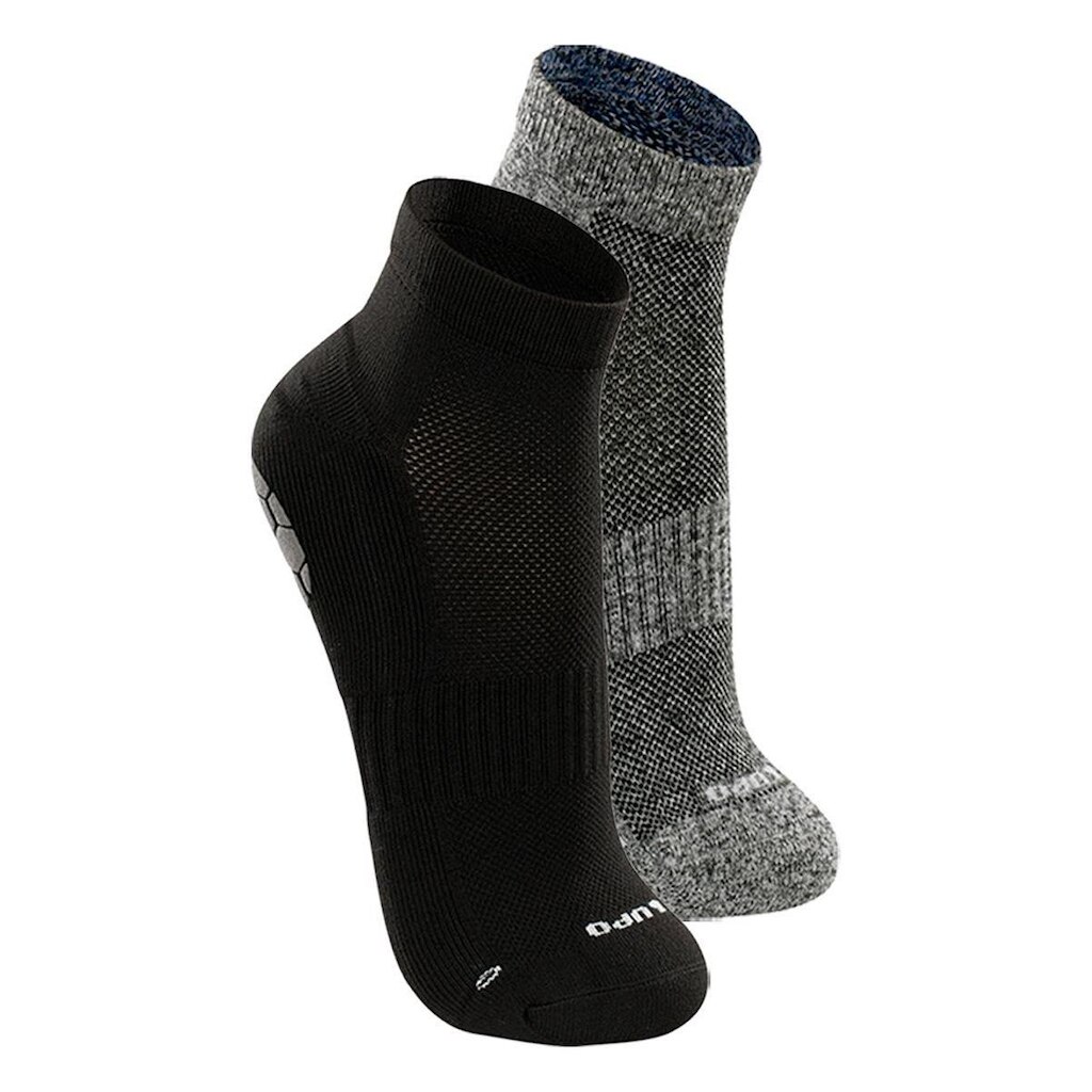 Kit com 2 Pares de Meias Antiderrapante Pilates Lupo 3310-003