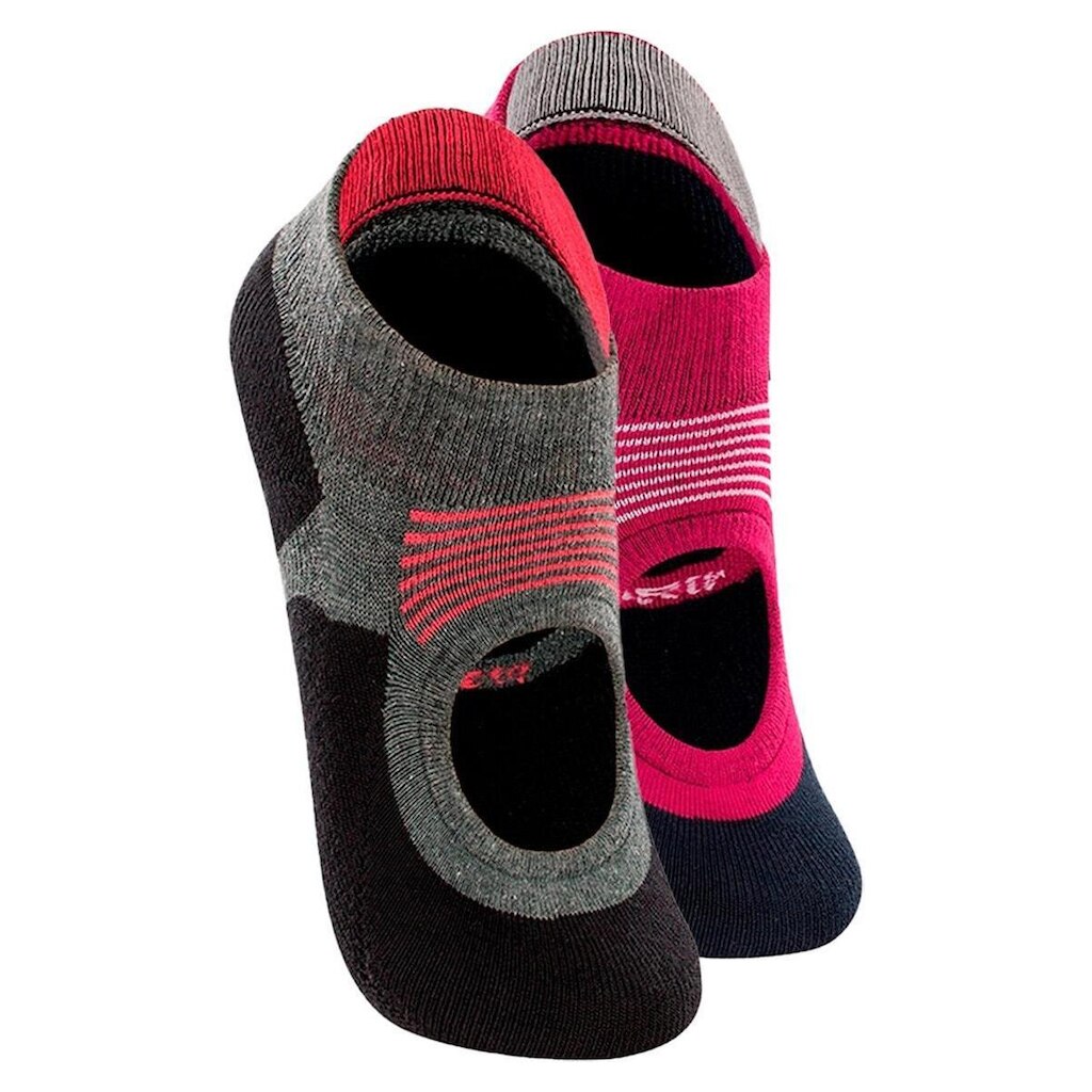 Kit com 2 Sapatilhas Antiderrapante Pilates Lupo 3286-002 Rosa