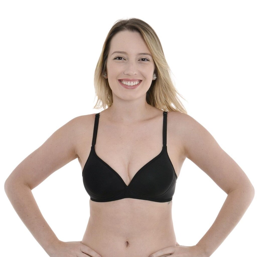 Kit com 2 Sutiãs com Bojo sem Aro DelRio