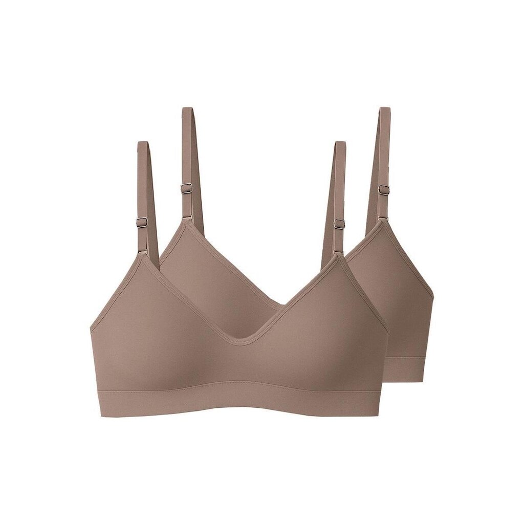 Kit com 2 Sutiãs sem Aro e sem Bojo Liz 71710 Taça B