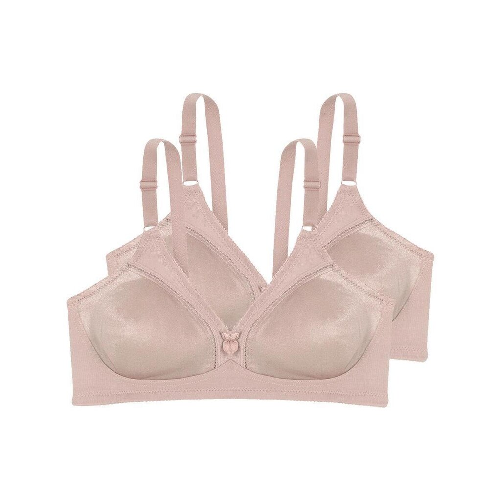 Kit com 2 Sutiãs sem Aro e sem Bojo N Triumph Compliment 24353 Taça B Rosa