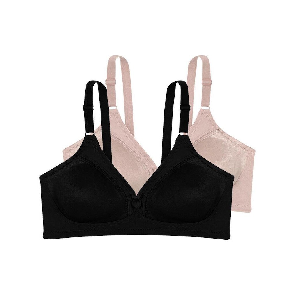 Kit com 2 Sutiãs sem Aro e sem Bojo N Triumph Compliment 24353 Taça B Rosa