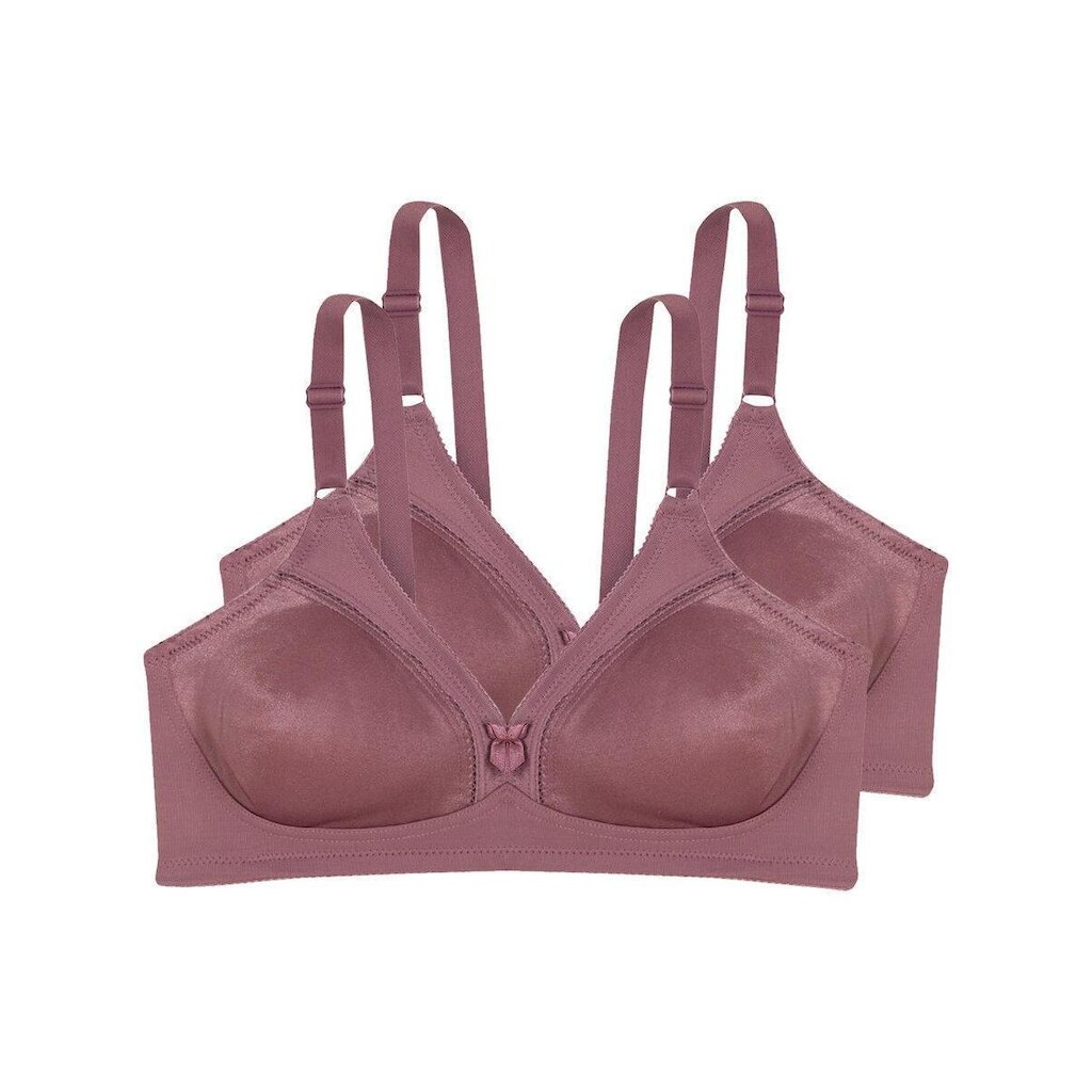 Kit com 2 Sutiãs sem Aro e sem Bojo N Triumph Compliment 24353 Taça B Rosa