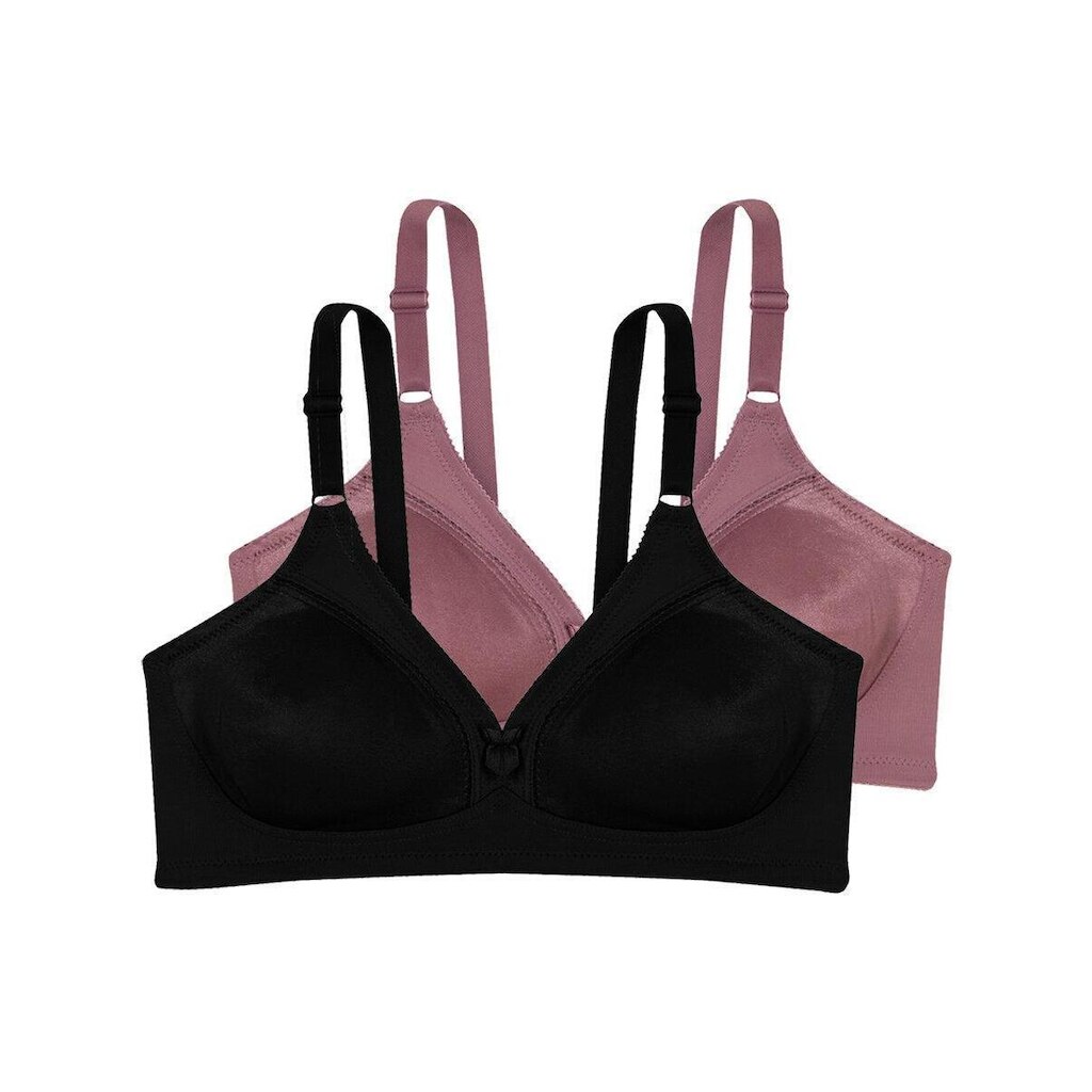 Kit com 2 Sutiãs sem Aro e sem Bojo N Triumph Compliment 24353 Taça B Rosa