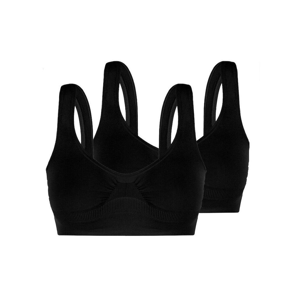 Kit com 2 Tops sem Aro e sem Bojo Loba 41300-001 Preto