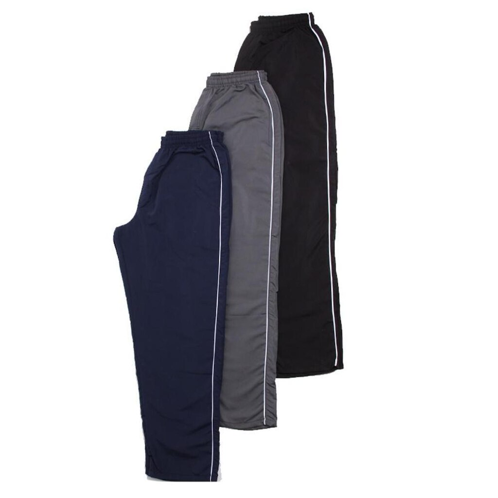 Kit com 3 calças tactel infantil juvenil