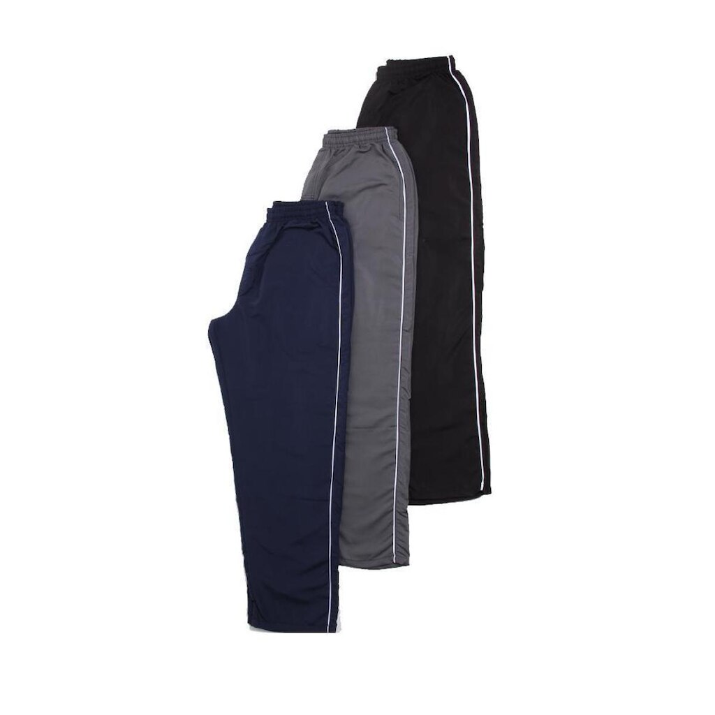 Kit com 3 calças tactel infantil juvenil