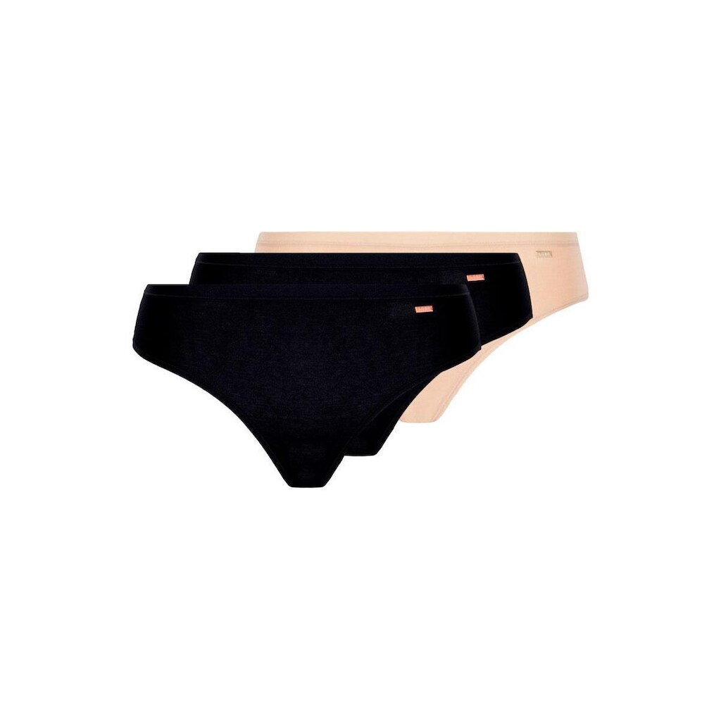 Kit com 3 Calcinhas Biquíni Loba 40353-001 Preto