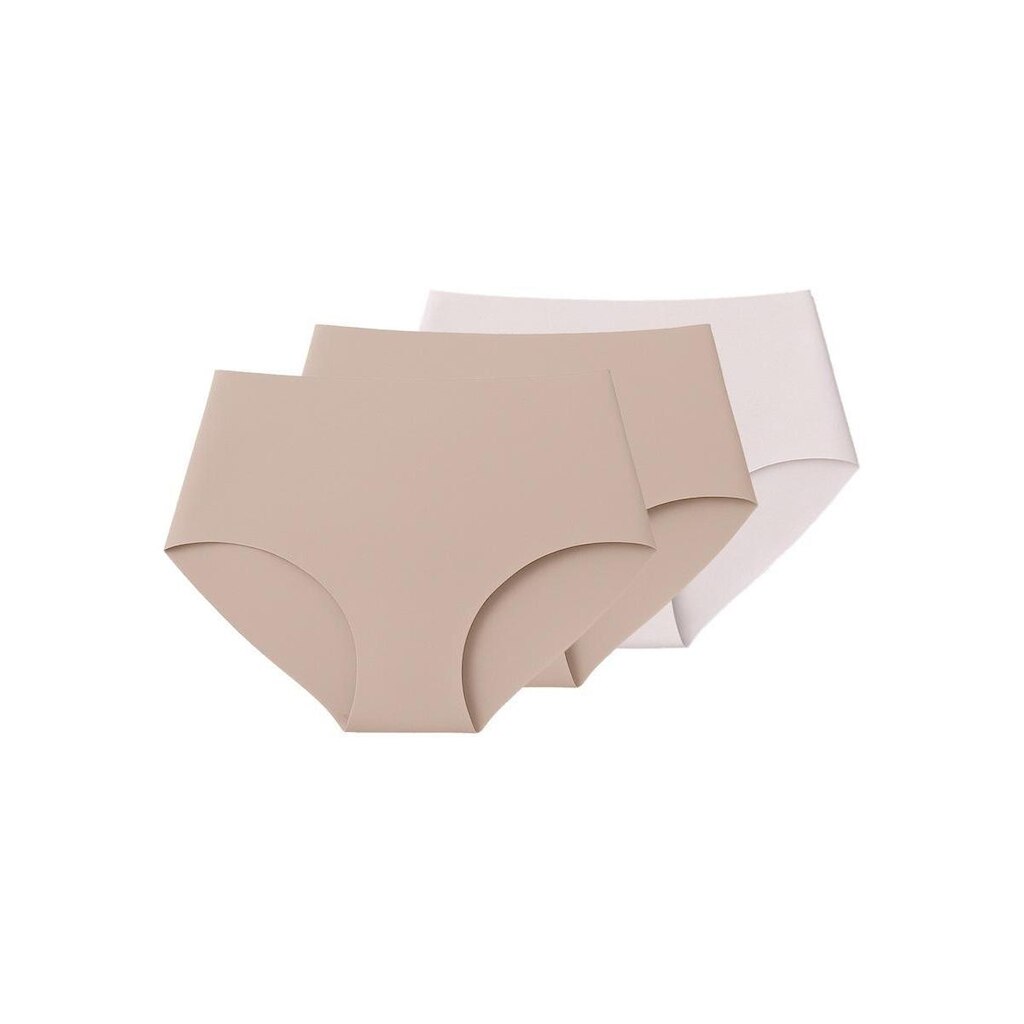 Kit com 3 Calcinhas Caleçon Liz 50256 Bege