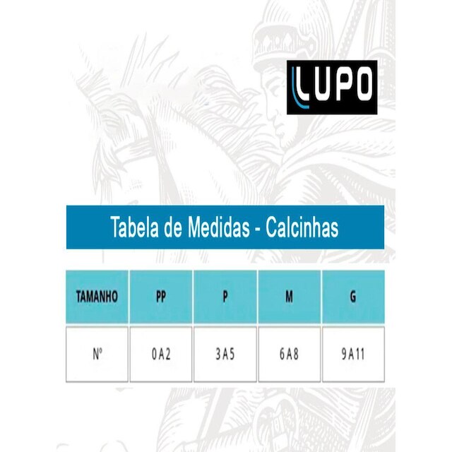 Kit com 3 Calcinhas Infantil Lobinha 18720-001 Branco