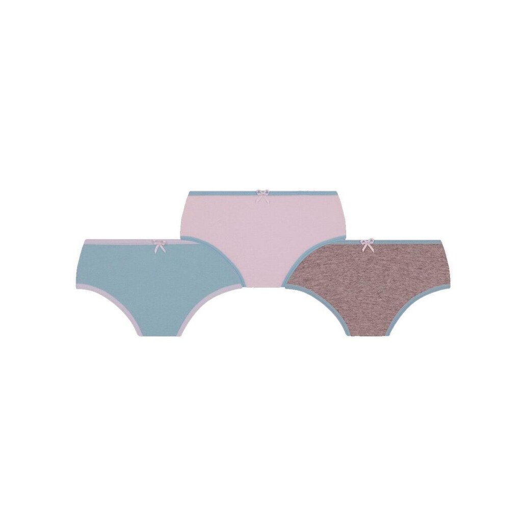 Kit Com 3 Calcinhas Lobinha 18101-089 Infantil Cinza
