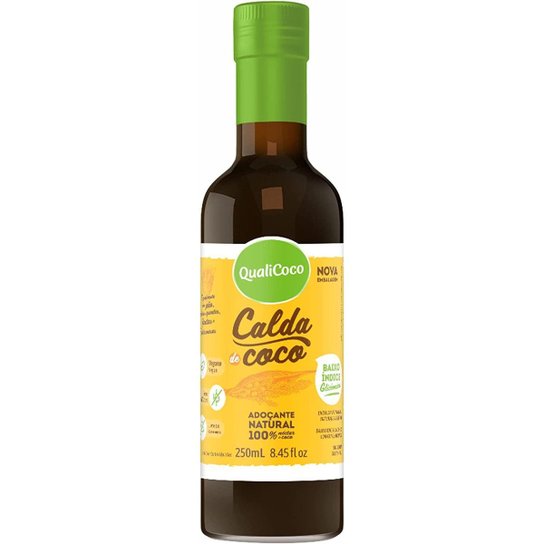 Kit Com 3 - Calda de Coco Vegana 250ml Qualicoco