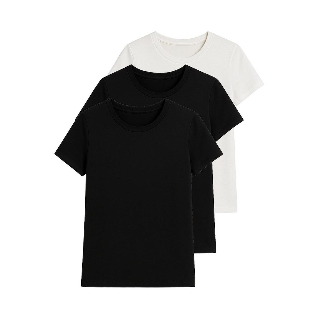 Kit com 3 Camisetas Feminina Hering 0241