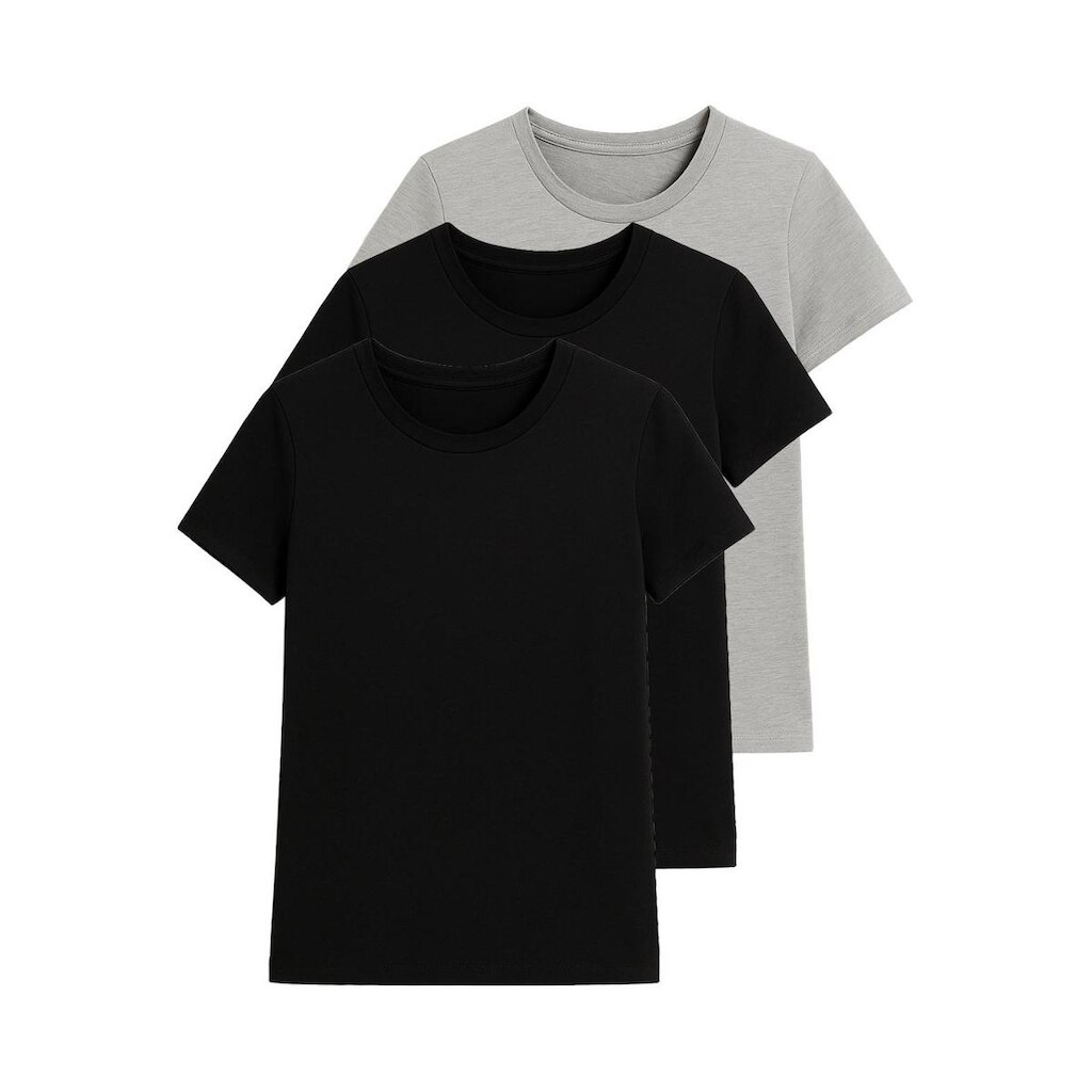 Kit com 3 Camisetas Feminina Hering 0241