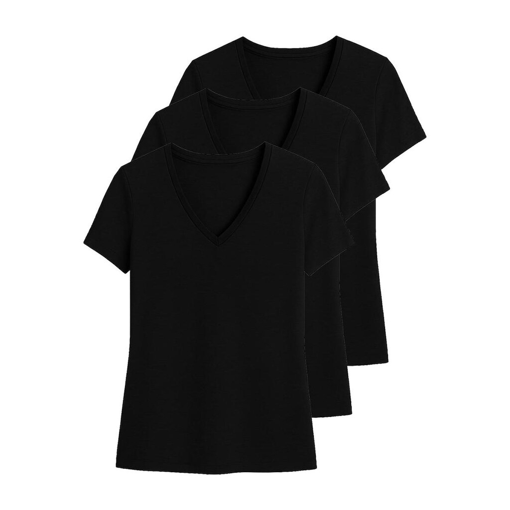 Kit com 3 Camisetas Feminina Hering 02tq