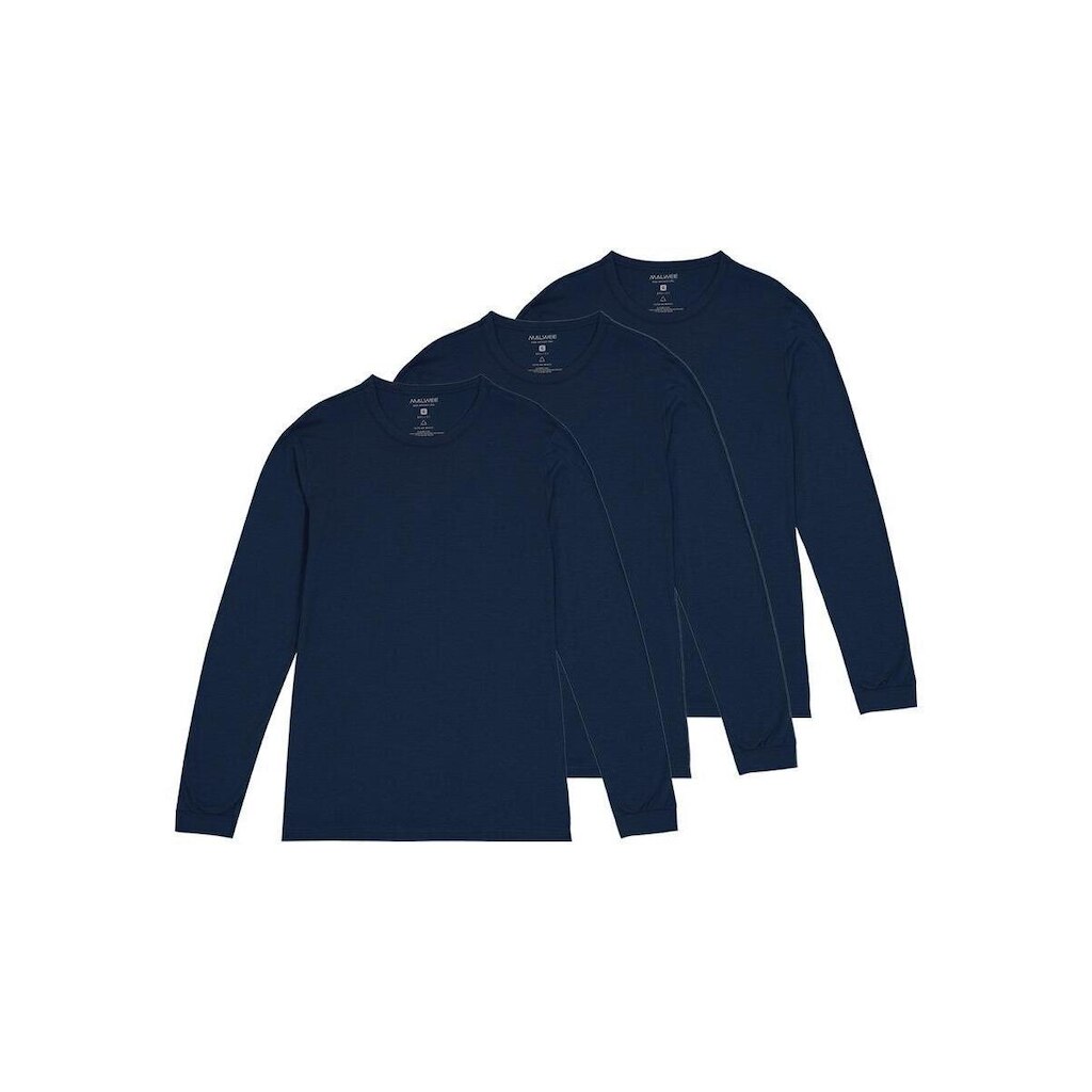 Kit com 3 Camisetas Masculina Malwee 1000006658 Azul Marinho