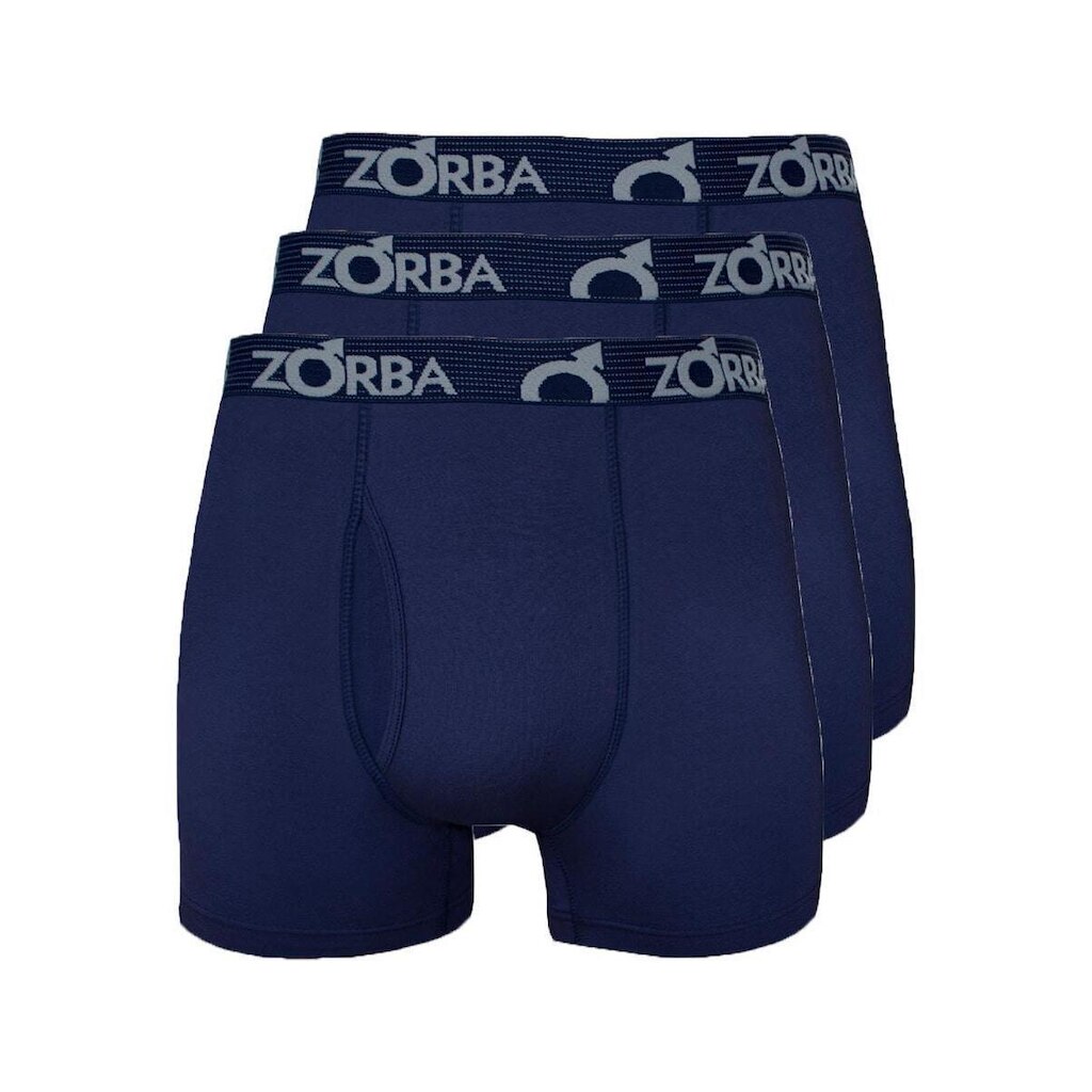 Kit com 3 Cuecas Boxer com Abertura Zorba 848