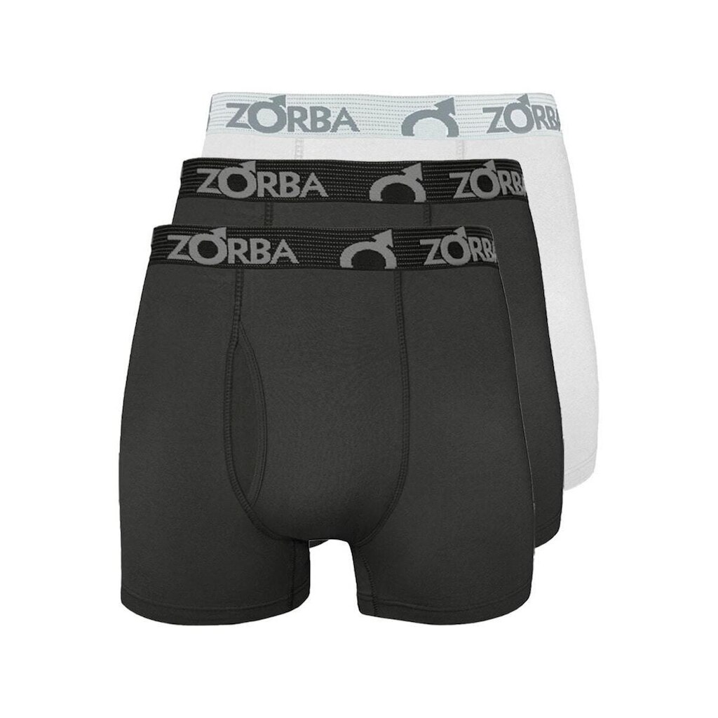 Kit com 3 Cuecas Boxer com Abertura Zorba 848