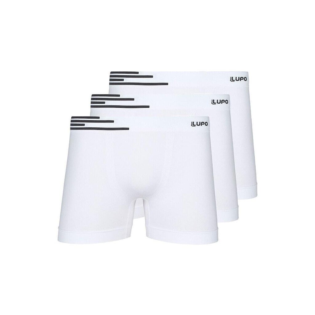 Kit com 3 Cuecas Boxer Lupo 436-002 Vermelho