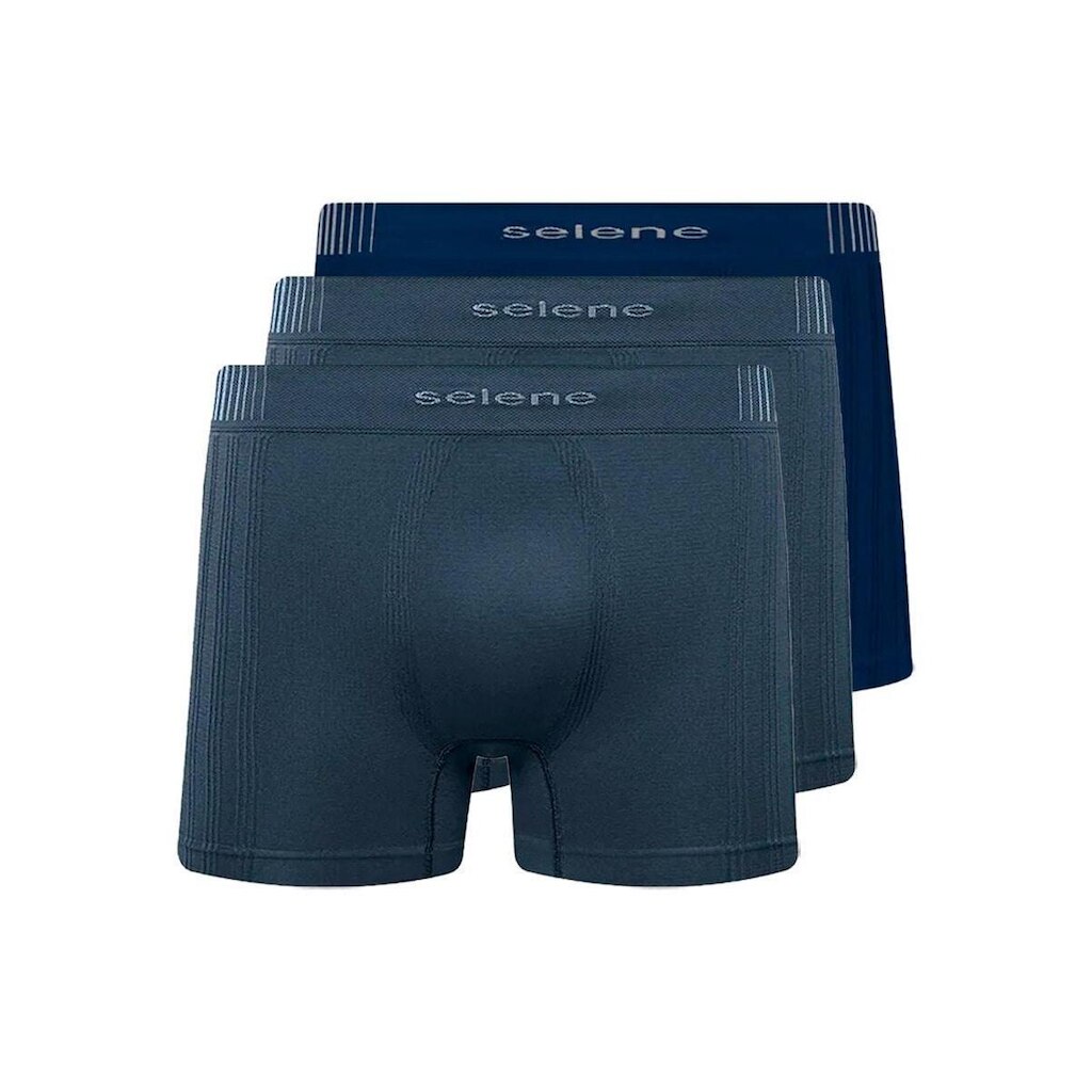 Kit com 3 Cuecas Boxer Selene 11070-002/003/440