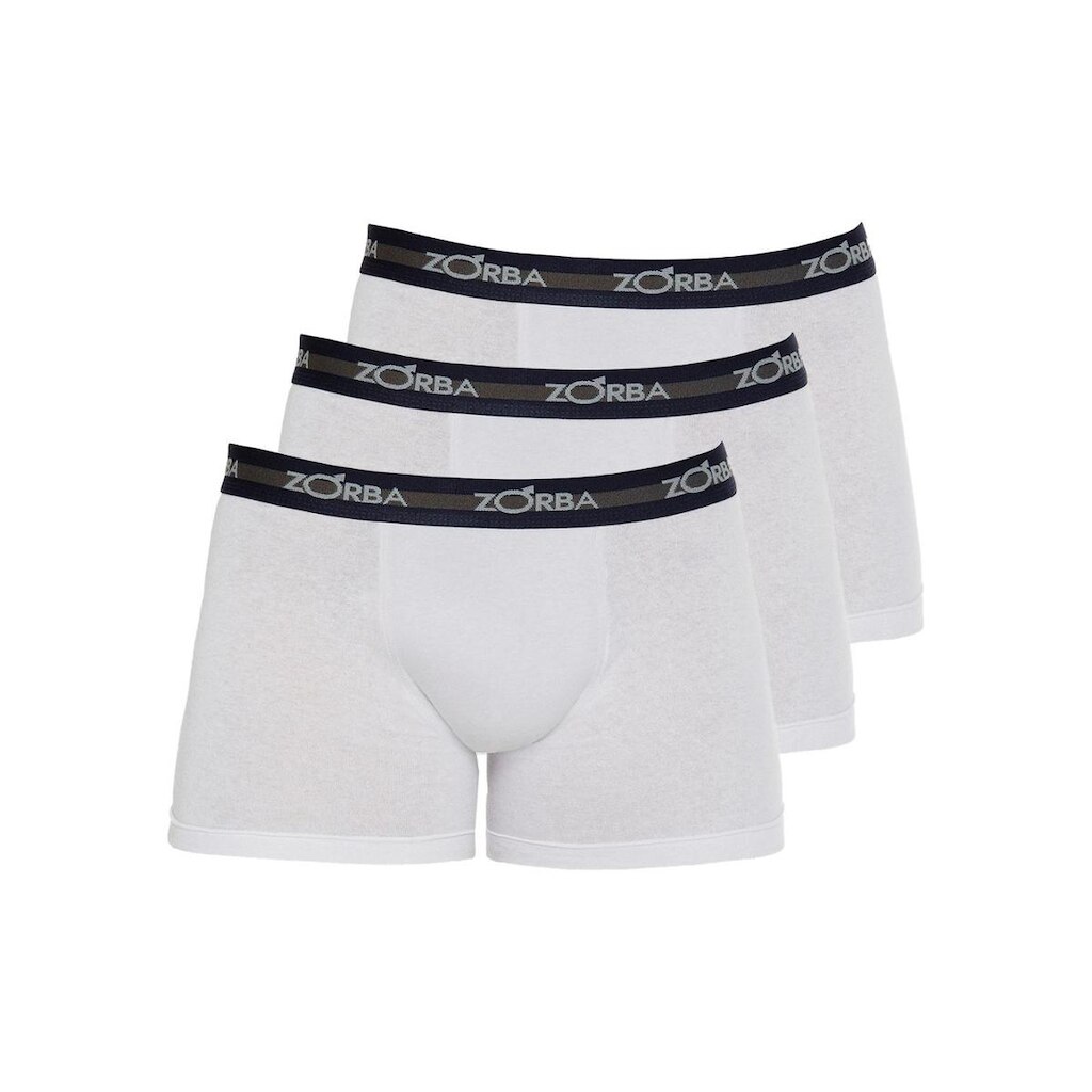 Kit com 3 Cuecas Boxer Zorba 702 Azul Marinho