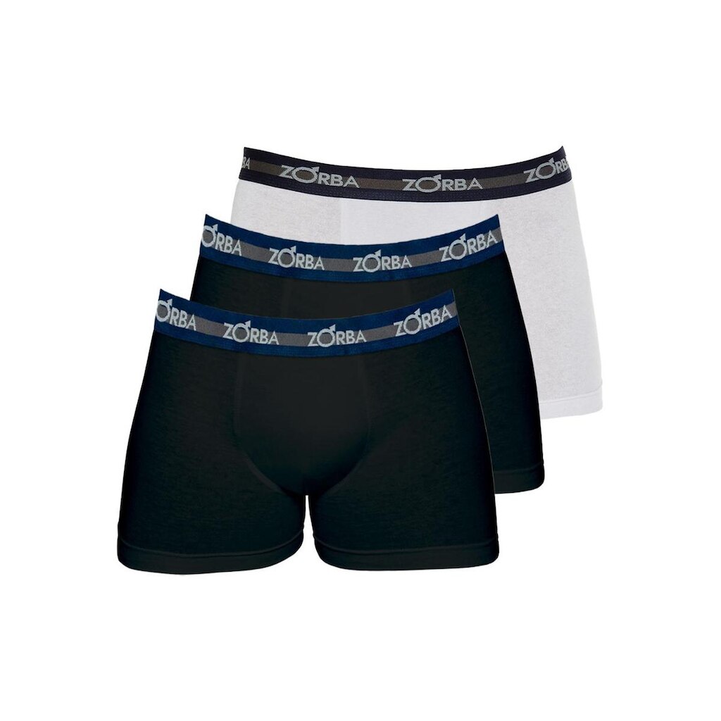 Kit com 3 Cuecas Boxer Zorba 702 Chumbo