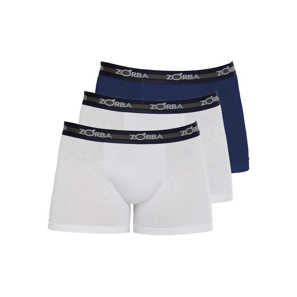Kit com 3 Cuecas Boxer Zorba 702 Chumbo