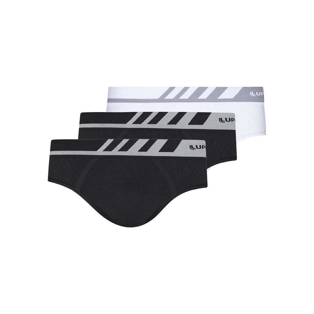 Kit com 3 Cuecas Slip Lupo 691-002 Azul Marinho