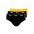Kit com 3 Cuecas Slip Mash 073.58 Branco - Preto