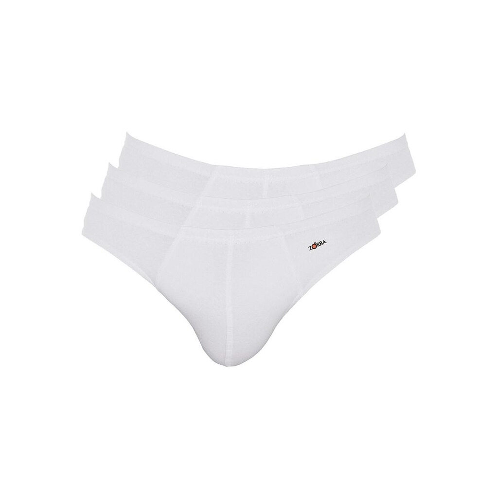 Kit com 3 Cuecas Slip Zorba 772 Branco