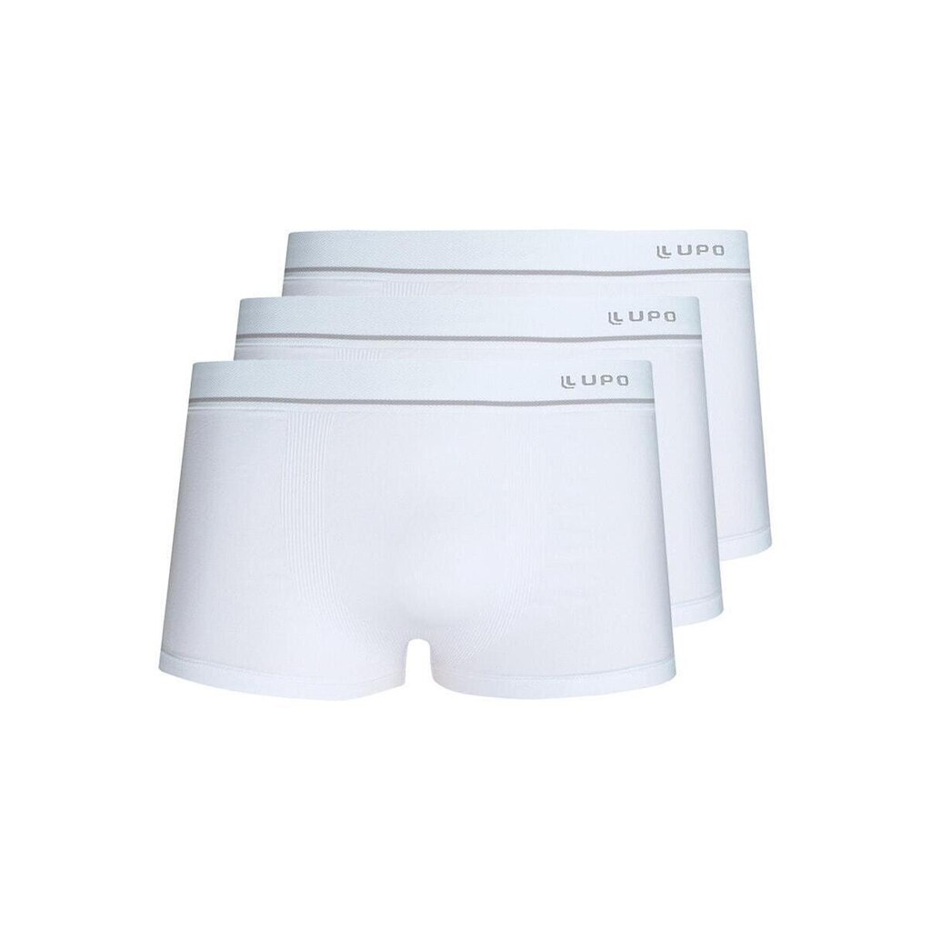Kit com 3 Cuecas Sunga Lupo 676-002 Branco