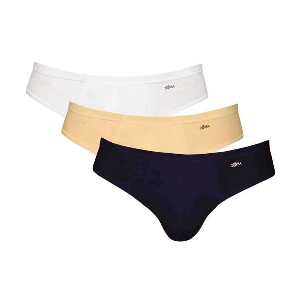 Kit com 3 Cuecas Zorba 791 Slip