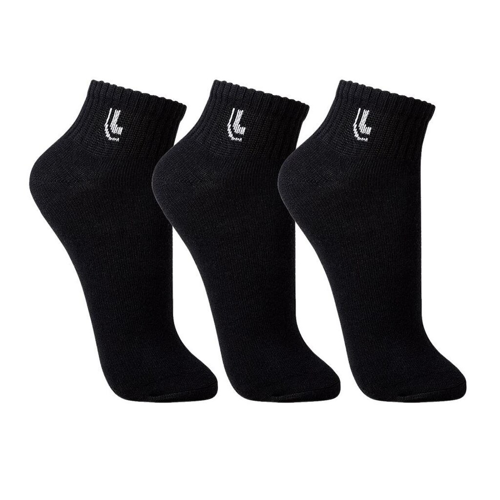 Kit com 3 Meia Lupo 3223-089 Preto/-/Cinza M - 37 Ao 40