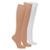 Kit com 3 Meias 3/4 Fio 20 Loba 5510-001 Bege - Bege