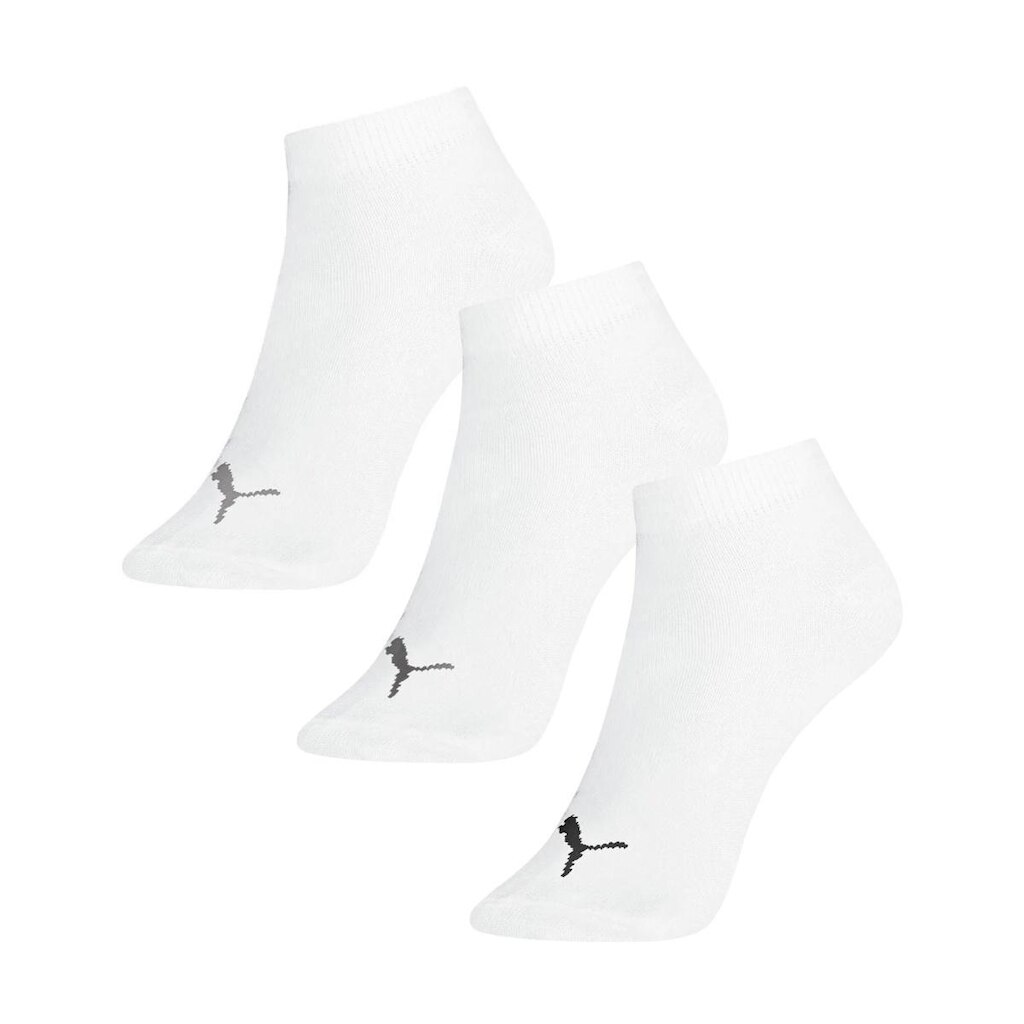 Kit com 3 Meias Cano Curto Puma Masculina Algodão 4520-001