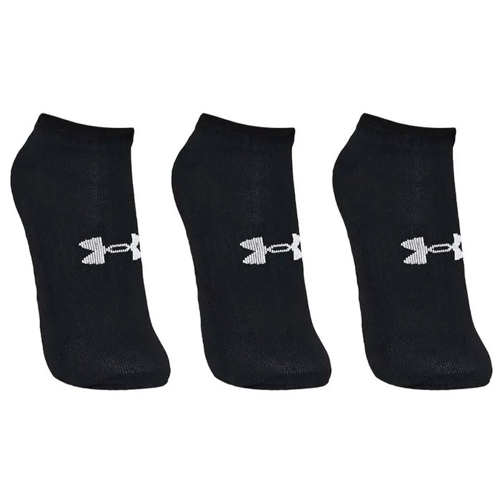 Kit com 3 Pares de Meia Masculina Cano Invisível - Under Armour
