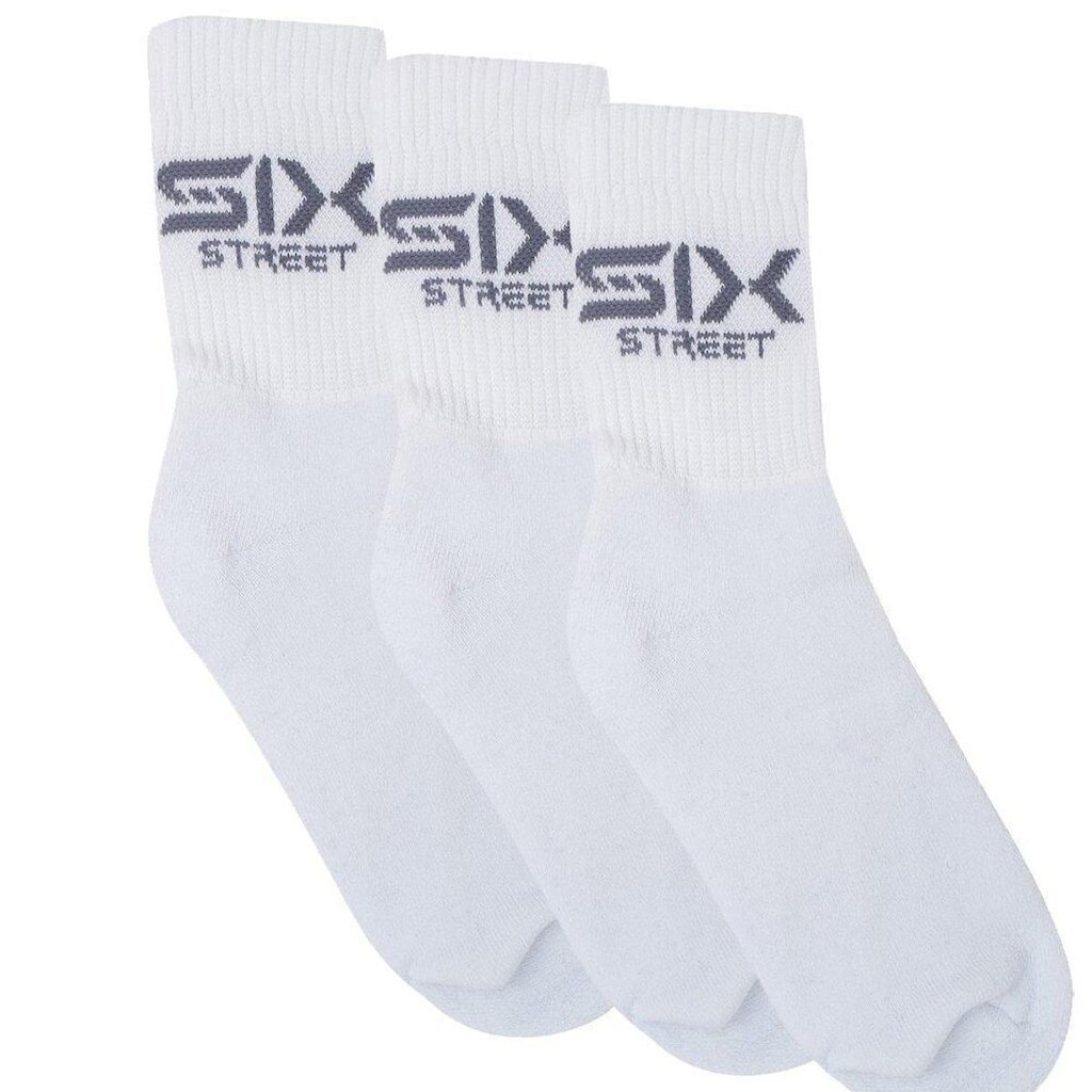 Kit Com 3 Pares De Meia Six Street