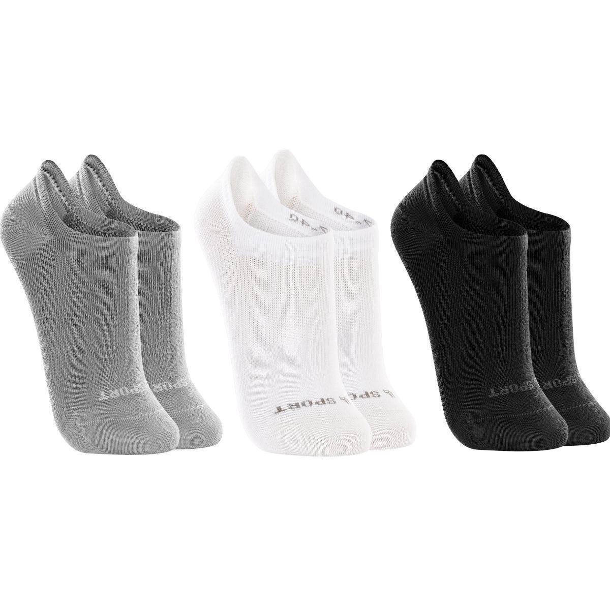 Kit Com 3 Pares De Meias Curta Lupo Soquete Invisível Unissex Menor preço em Kit Com 3 Pares De Meias Curta Lupo Soquete Invisível Unissex