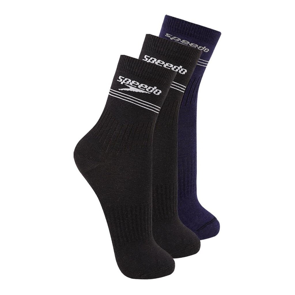 Kit com 3 Pares de Meias Esportiva Cano Médio Speedo 8030